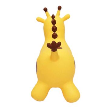 Inpany Bouncy Giraffe Hopper Inflatable Jumping Giraffe Bouncing Animal Toys J0PF