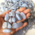 Blue Chalcedony Crystal azurlite Gravel DIY House Decoration Flowerpot Aquarium Ornamental Fish Tank FengShui Free Shipping