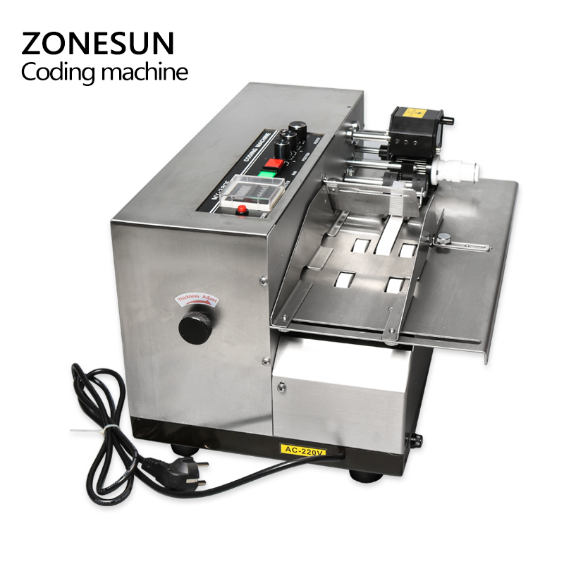 ZONESUN MY-380 ink roll Coding machine,card printer,produce date printing machine,solid ink code printer(Painting type)220V