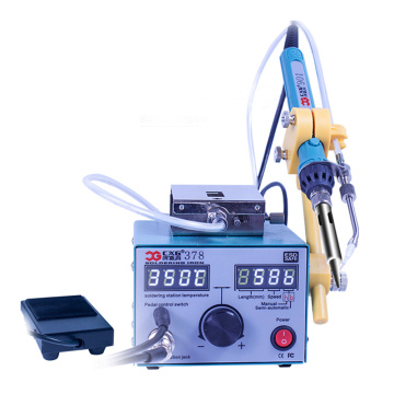 CXG 378 80W automatic solder machine/feed tin machine/Soldering Stations set/internal Continuous welding Soldering iron