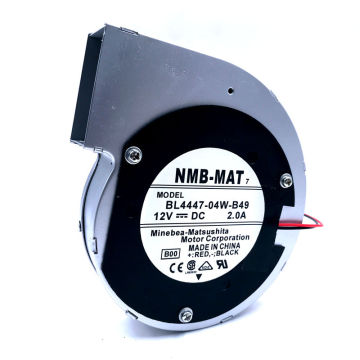 Original For NMB BL4447-04W-B49 11028 12V 2A 2wire turbine centrifugal fan blower metal frame