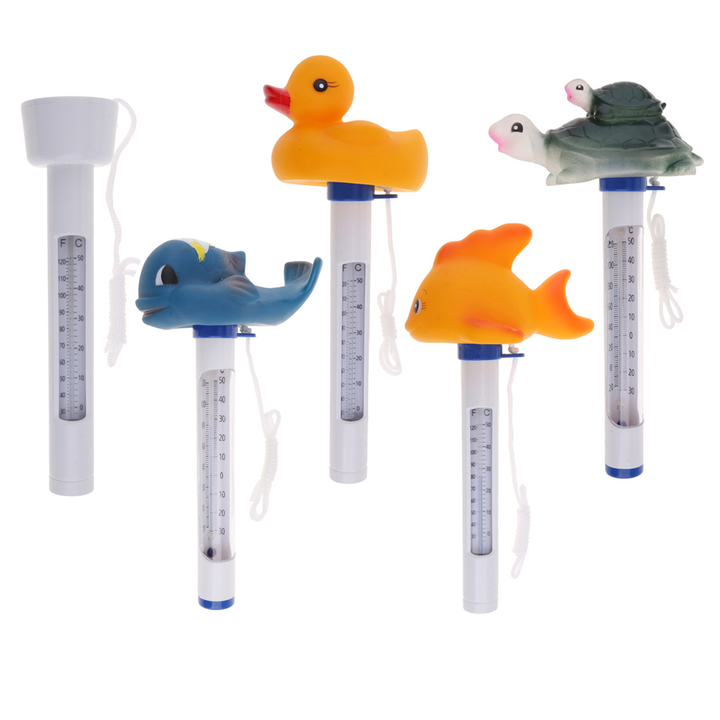 Thermometer Floating Swimming Water Temperature with Rope Swimming Diving Pool Accessories