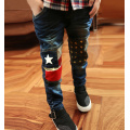 Kids Denim Pants For boys Jeans 2018 Spring Autumn Trousers Fall Children Jeans Pants Sequined Stars