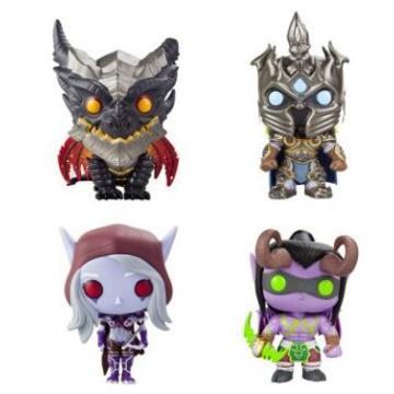 WOW ILLIDAN & ARTHAS & SYLVANAS Vinyl Figure Model Collection Toys