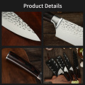 XYj 7'' 8'' Stainless Steel Chopping Knives Set Non-slip Blade Cleaver Chef Knife Meat Fish Kitchen Knives Professional Knifes