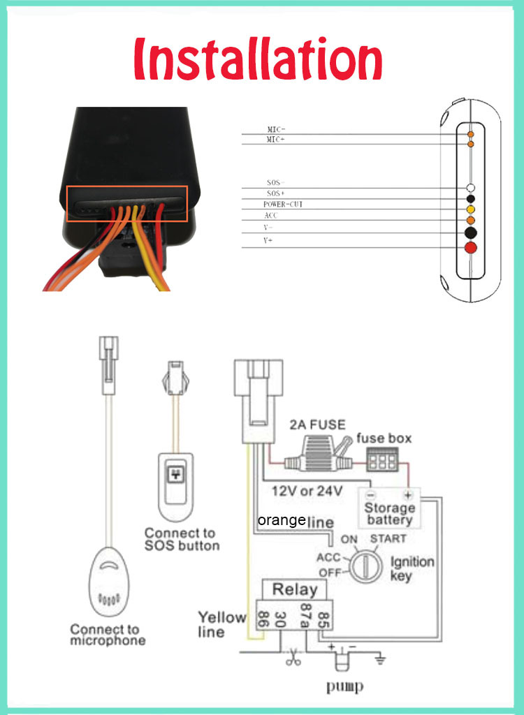 DYEGOO car gps tracking device with microphone GT06 ROHS car motorcycle Vehicle Tracking System