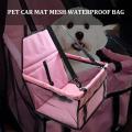 Portable Pet Dog Car Stowing Tidying Hanging Mesh Bag Waterproof Cat Puppy Seat Safe Holder Pad Mat