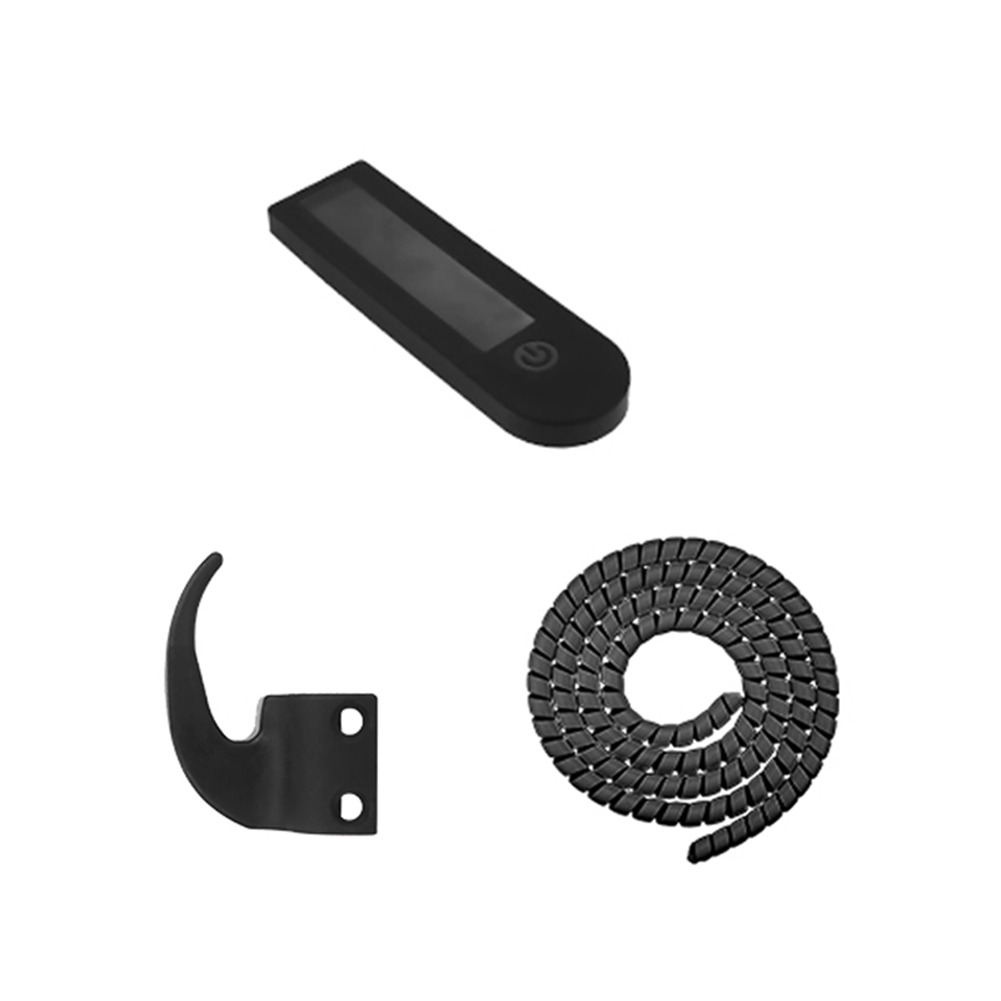 1 Set Dashboard Protective Cover + Nylon Hook + 1m Line Pipe Mini Hanger For Ninebot MAX G30 Electric Scooter Parts Accessories