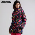 GSOU SNOW Women Ski Jacket Winter Clothing Snowboard Coat Female Windproof Waterproof Outdoor Sport Wear Super Warm Jacket New