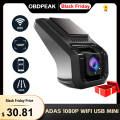 OBDPEAK X9 Pro ADAS 1080P Car DVR Dash Cam Recorder For Android WiFi G-Sensor USB Mini Car Cam Digital Registrator Night Vision