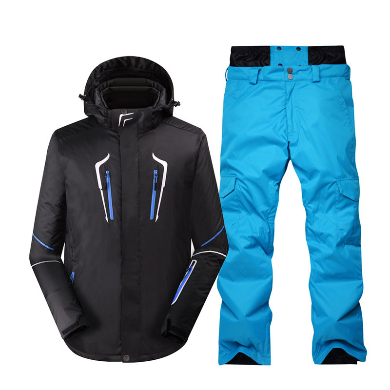 Plus size Jacket and pant Men's Snow Suit Wear outdoor sports special Snowboarding Clothing windproof waterproof Ski suit sets