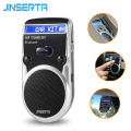 JINSERTA Solar Powered Car Speakerphone Bluetooth Kit Hands free Sun Visor Speaker with Phone Book Voice Calling