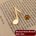 Musical Note Brooch