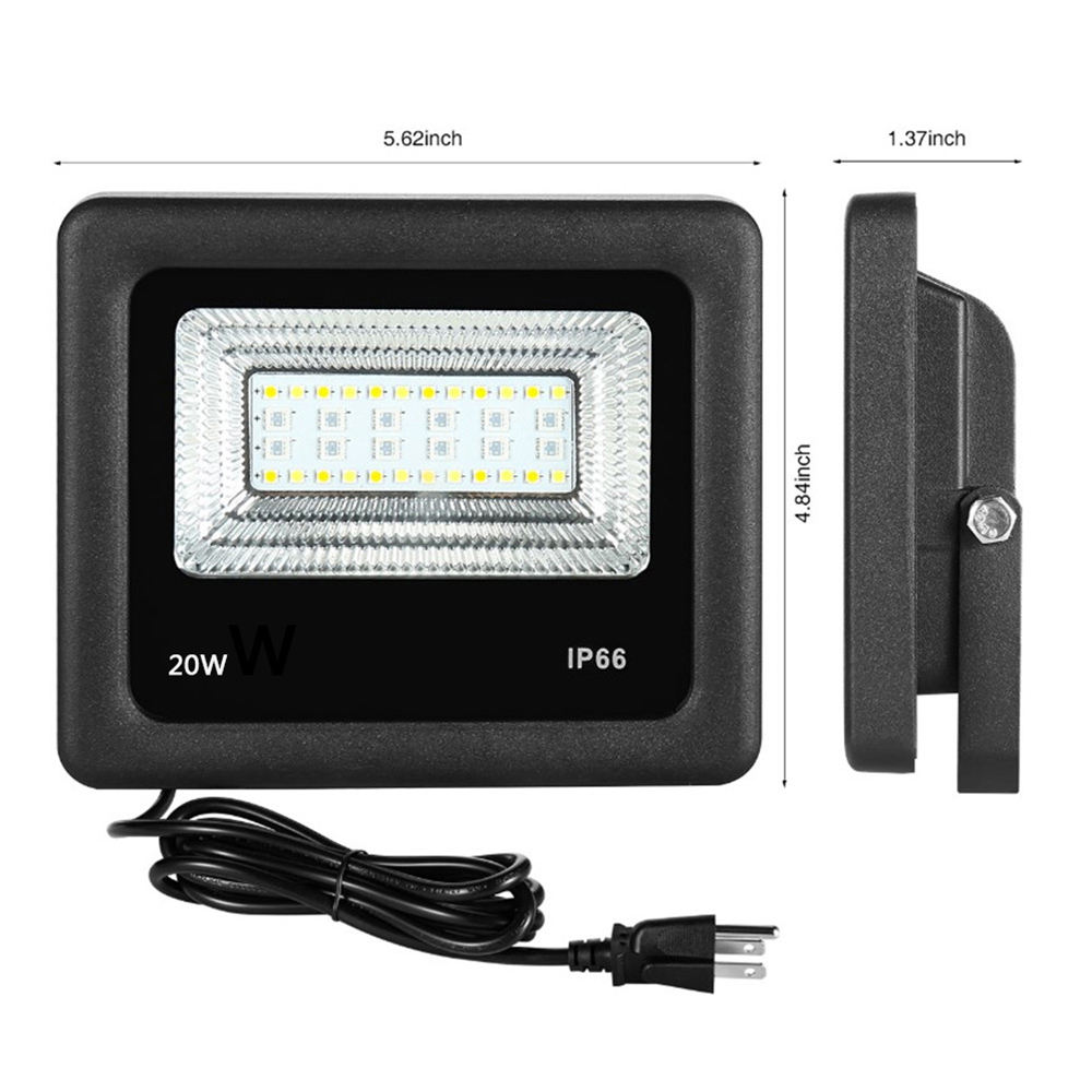 20W Bluetooth RGB APP Smart LED Flood Lights EU/US/UK/AU Plug Outdoor LED FloodLight spotlight Wall Stage Light for Party Garden