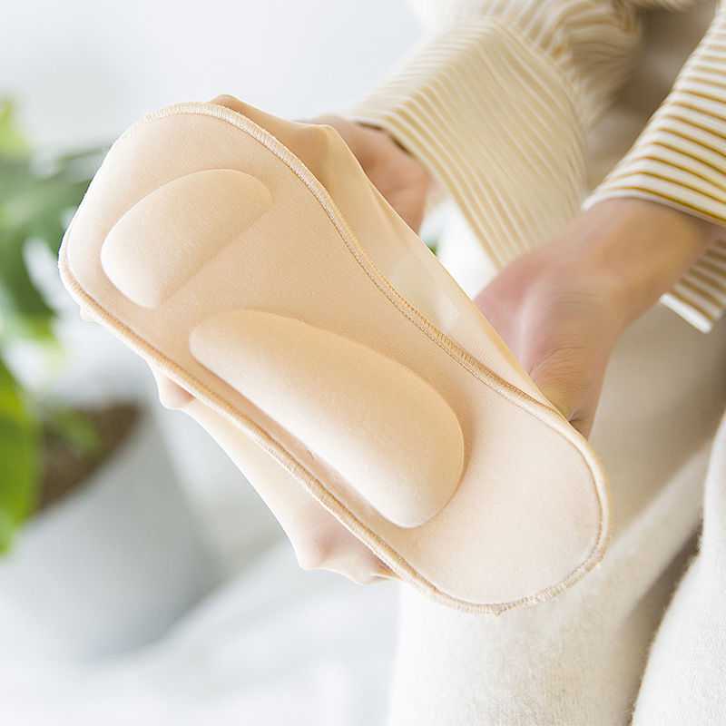 Women Insoles 3D Stretch Breathable Deodorant Running Cushion Insoles For Invisible Sock insole Shoes Sole Orthopedic Pad