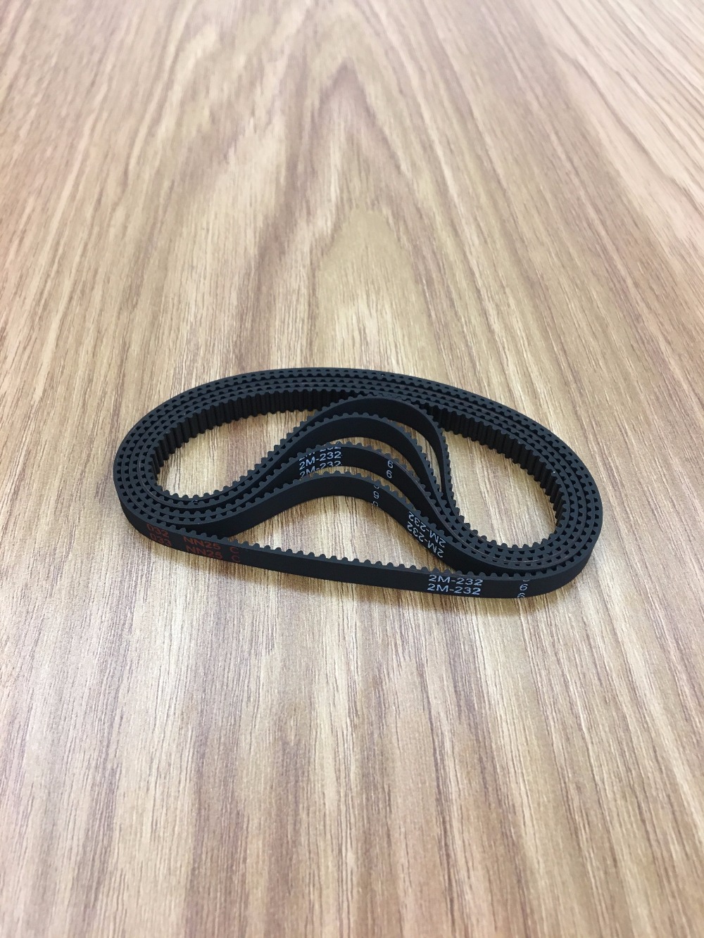 10PCS 2gt232 band closed-loop rubber 2gt -232-6timing belt Teeth116Length 232mm wide 6mm 3 d printer belt wheel