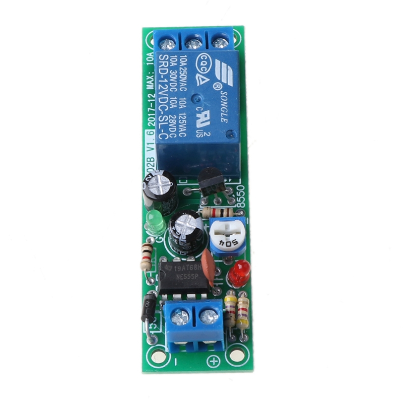 Timer Switch JK02B 0-60 Seconds DC Adjustable Delay 12V Input Relay Module