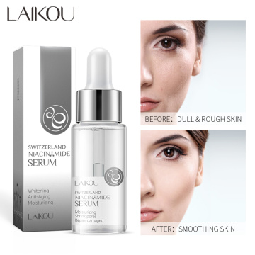 LAIKOU Nicotinamide Serum Whitening Face Serum Ampoule Essence Moisturizing Anti-Aging Anti-Wrinkle Shrink Pores Skin Care Serum