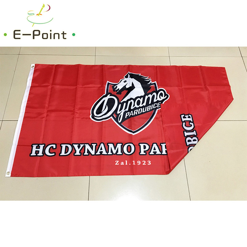 Czech Republic HC Dynamo Pardubice 3ft*5ft (90*150cm) Size Christmas Decorations for Home Flag Banner Gifts