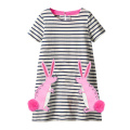 VIKITA New Girls Casual Dress Kids Elegant Dresses for Girl Sequins Embroidery Lovely Dress Children Casual Summer Costumes