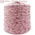 53-Pink Matte Sequin