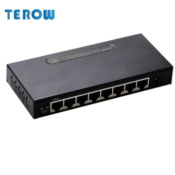 8-Port Gigabit Network Switch 10/100/1000Mbps Switch VLAN For Monitoring An-ti Burnning Enterprise Network Switcher Plug Play