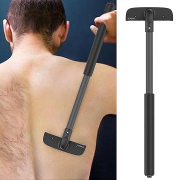 2020 NEW Adjustable Stretchable Back Shavers for Men Back Hair Trimmer Back Razor