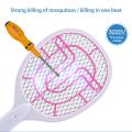 USB Rechargeable Electric Mosquito Flying Swatter Mosquito Killers Bug Zapper Racket Pest Control 18650 Lithium Battery