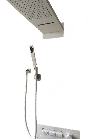 Elegant stainless steel shower head