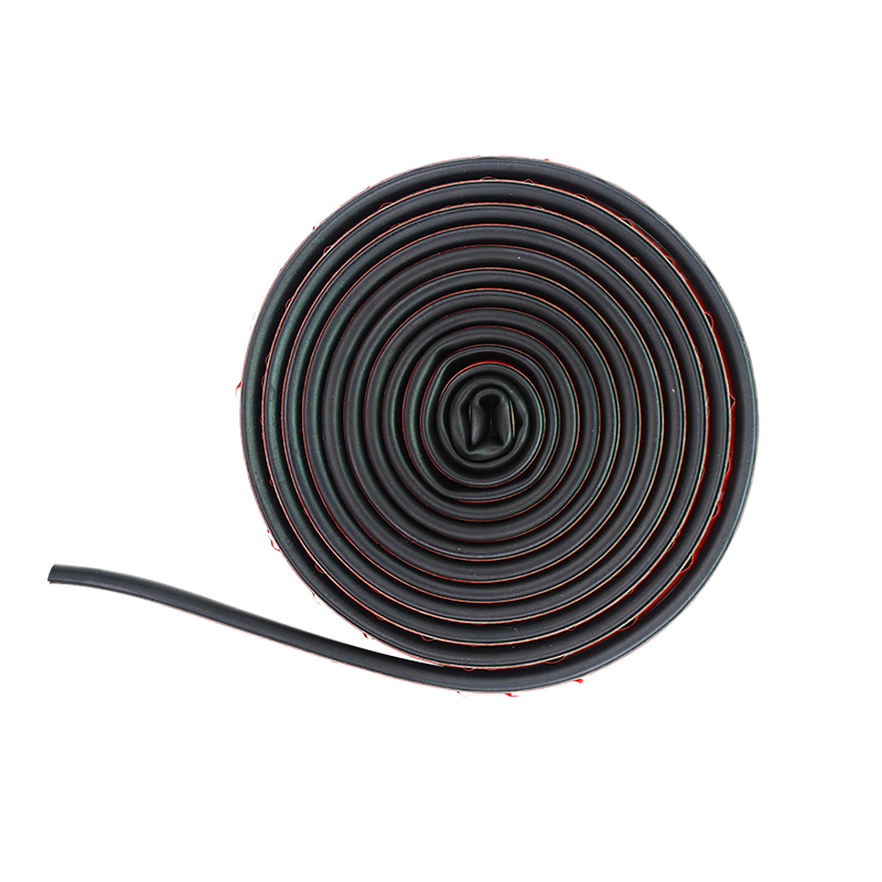 Cawanerl Flat-D Car Trunk Seal Strip Weatherstrip Sound Insulation Anti Dust Automotive Rubber Sealing Strip Edging Trim