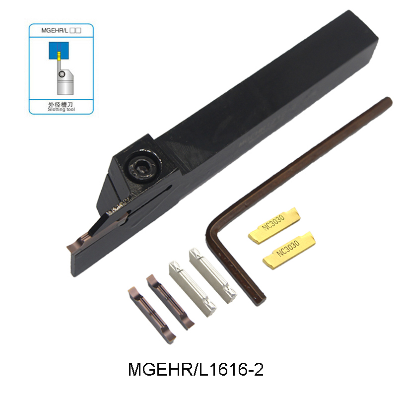 MGEHR1010 MGEHR1212 MGEHR1616 MGEHR2020 MGEHR2525 Grooving Tool Holder carbide Grooving inserts MGMN150 MGMN200 MGMN300 MGMN400