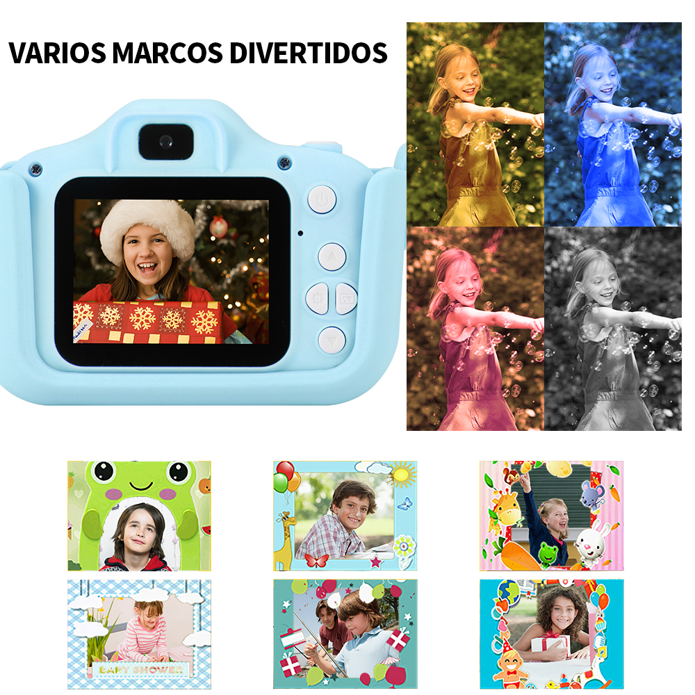 Children's Camera Cute Toy Mini Digital Camera Rechargeable 2000w Resolution Digital Camera for Kids Camera for Children Gift