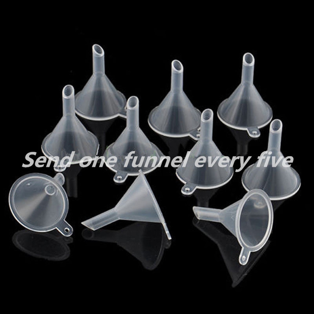 50pcs 100ml LDPE Empty Plastic Squeezable Eye Dropper E Liquid Juice Refillable Bottles with 50 bottles of 10 funnels