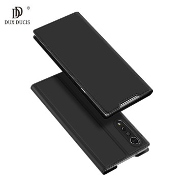 DUX DUCIS Leather Flip Case For LG Velvet Case 6.8