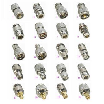 1Pcs N to UHF SO239 PL259 / N / BNC / TNC / SMA Male plug & Female jack RF Coaxial Adapter connector Test Converter