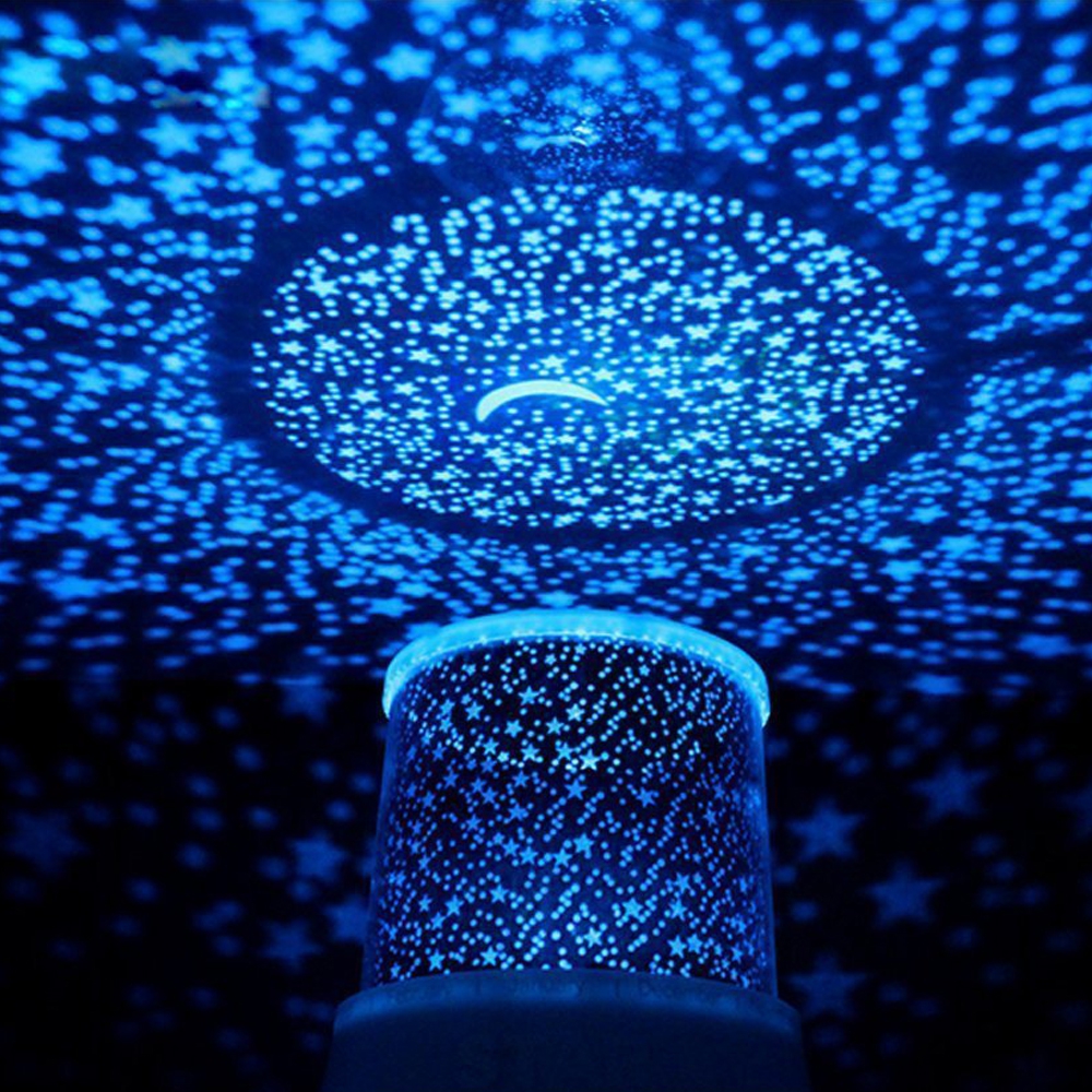 LED Vanity Light Flashing Starry Sky Projector Colorful Night Light Stage Lighting Effect Spotlight Romantic Lamp Birthday Gift