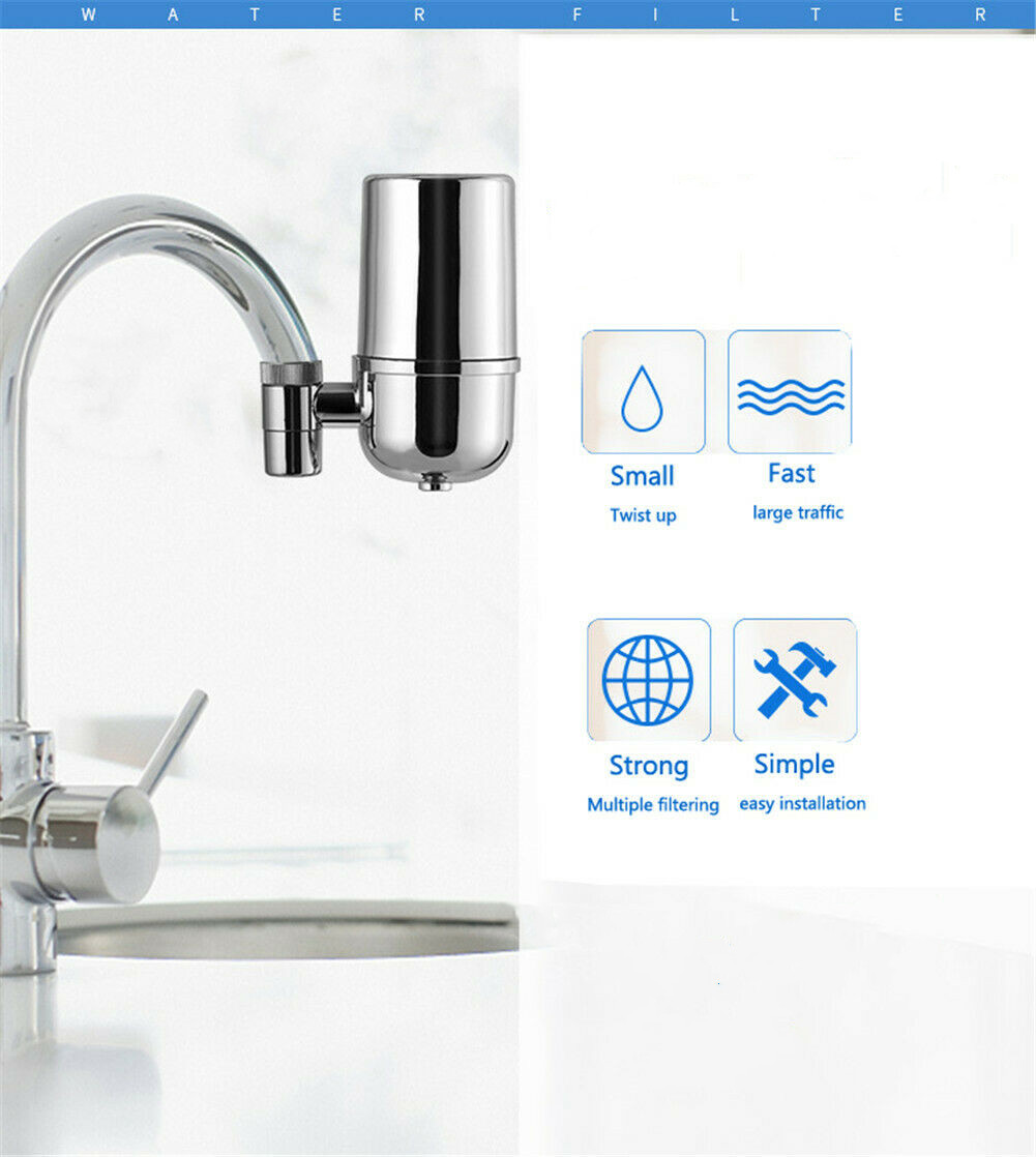 Faucet Water Filter For Kitchen Sink Or Bathroom Mount Filtration Tap Purifier Kitchen Faucet Accessories