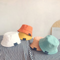 Solid Color Cotton Baby Hats Spring Summer Kids Boys Girls Sun Hats Autumn Fisherman Hat Beach Caps