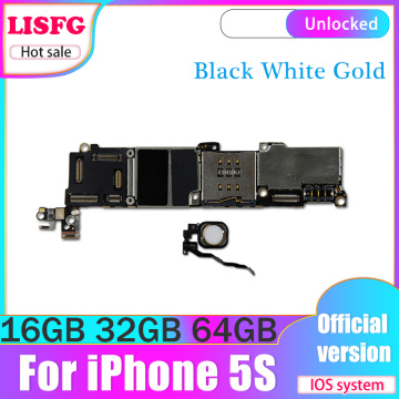 Hot Sale 100% Unlocked Motherboard For iPhone 5S Unlocked Mainboard With Full Chips With Fingerprint Logic Board