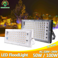 LED Flood Light 50W 100W AC 220V 240V Outdoor Floodlight Spotlight warm cold LED street Lamp IP65 waterproof Landscape Lighting