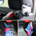 1PCS Universal 2in1 Multifunction Car Headrest Hook 10kg Max Car Back Seat Hanger Mobile Phone Holder Easy Install Car Interior