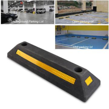 Car Floor Stopper Heavy Duty Parking Stopper Curbs Auto Wheel Guide Block For Car Van Truck Parking Safety