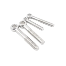 With stainless steel eyebolts
