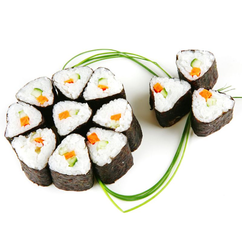 10pcs/set Sushi Maker Kit Japanese Rice Ball Roller Mold Multifunctional Mould Kitchen Cooking Tools