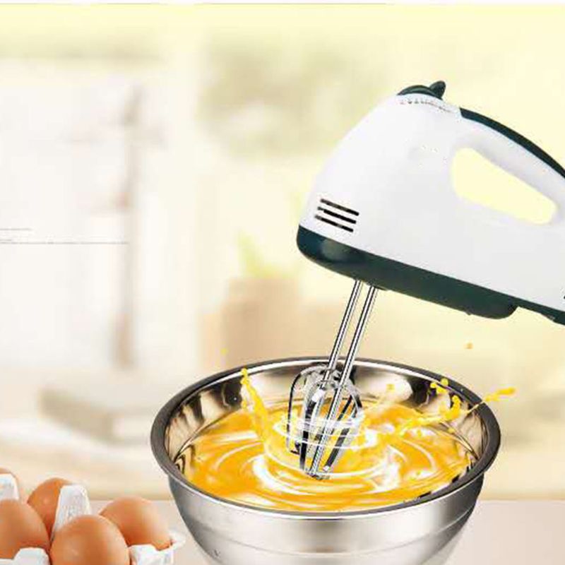EU Plug Electric Food Mixer 7 Speeds Adjustable Dough Blender Desktop Egg Beater