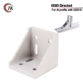 CNC DIY 8080 Corner Fitting 80x80 Home Decorative Angle Brackets Aluminum Profile Accessories connector