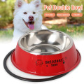 Stainless Steel Anti-skid Dog Bowls Cat Bowl Puppy Dog Feeder Dog Treats Dog Water Bottle Pet Dog Foods Container Pet Supplies