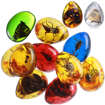1PC Originality Artificial Resin Insects Amber Butterfly Scorpions Pendant Jewelry Gift Stone Ornament Crafts Home Decor Tools