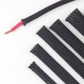 5 size*1M Cable Sleeve Black Insulated Braided Sleeve Auto Wire Harnessing High Density Sheathing 4/6/8/10/12MM