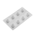 8 Cavity Square Shape Mousse Cake Silicone Mold For DIY Pudding Jelly Small Pillow Shape Chocolate Truffle Dessert Mould